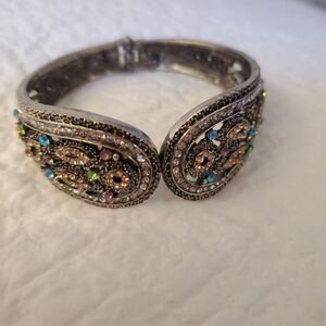 Multicolor Sparkly Cuff Bracelet